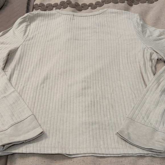 Banana Republic Oatmeal Heather Drop Needle Top/NWT/XL - Picture 10 of 12